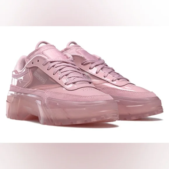 Reebok Cardi B x Club C J 'GLASS PINK' - Picture 4 of 12